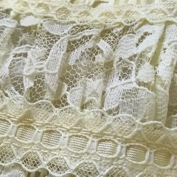 BUTTERY YELLOW, VTG BERNETTE NYLON, LONG PEIGNOIR SET! SZ MED
